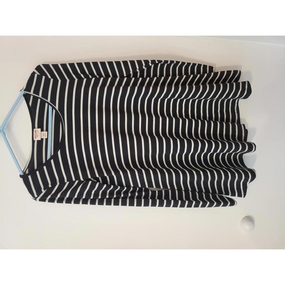 Mossimo Black and White Striped Long Sleeve dress XS